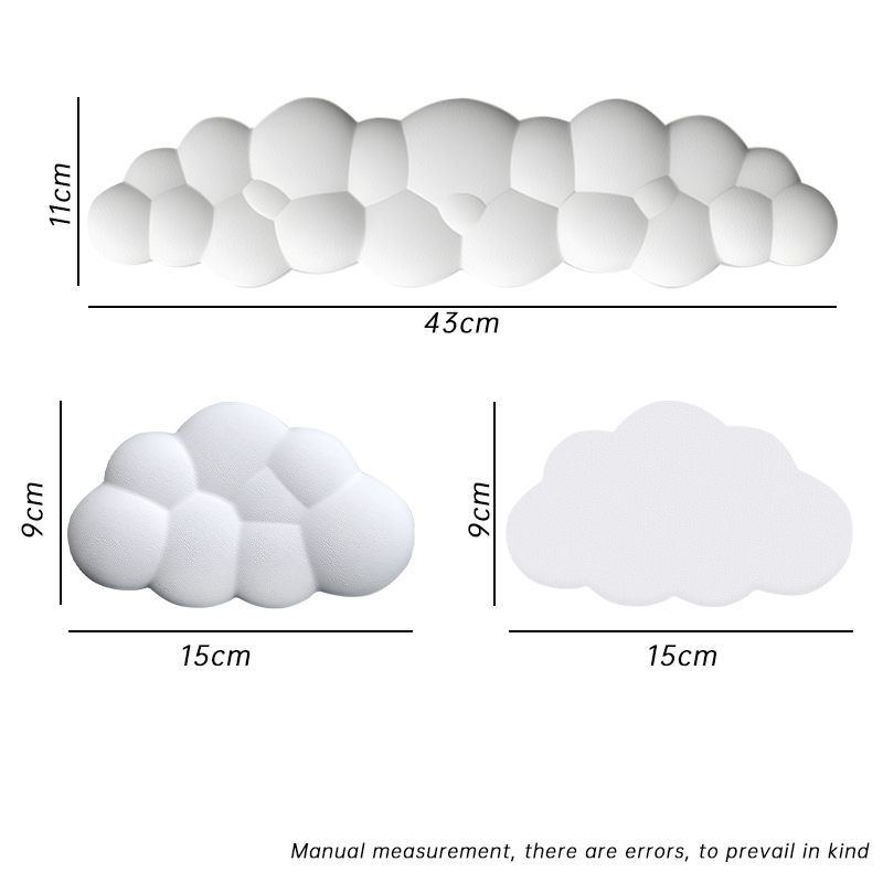 Wolken bilden Handballen auflage Anti-Rutsch-Schreibtisch matt Erinnerung Schaum Handballen auflage Ergonomisches Mauspad Eingabe Handballen auflage Büro zubehör