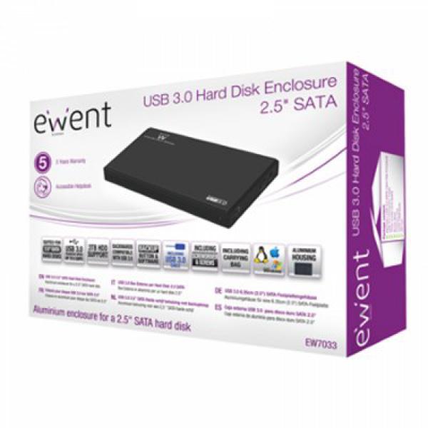 Externe Box Ewent EW7033 2.5 "Sata Usb 3.0