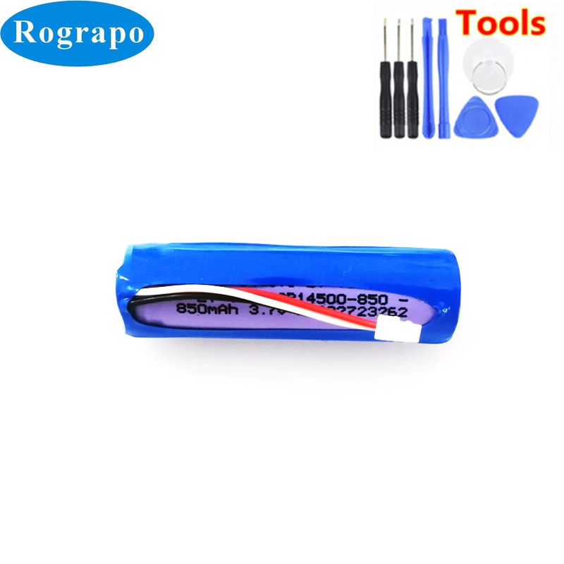 1-2 pz nuova batteria da 3.7V 850mAh per 70mai Dash Cam Pro HMC1450 batteria di ricambio per accumulatore spina a 3 fili 14*50mm strumenti