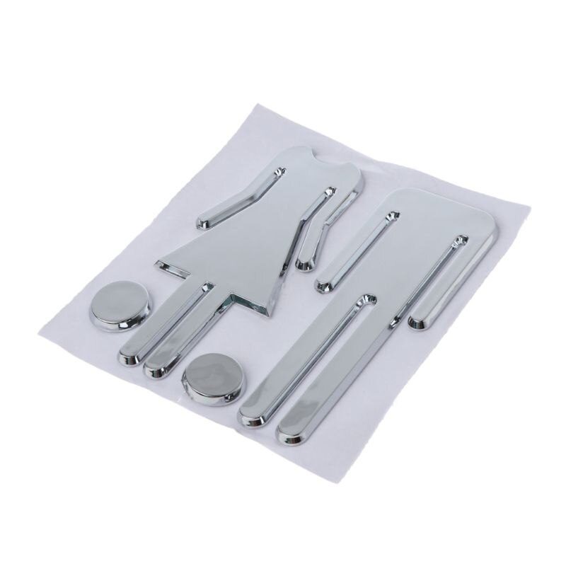 2 stk abs plast avtakbar mann kvinne vaskerom toalett wc skilt klistremerker selvklebende bad hotell kontor diy hjem dørskilt