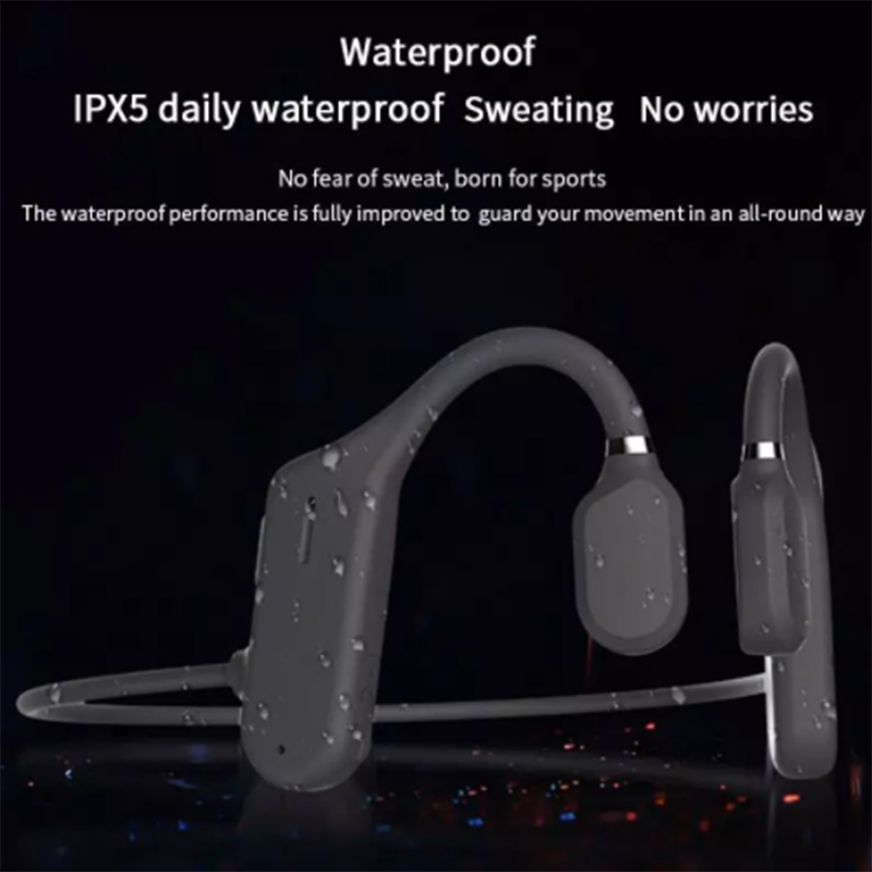 DYY-1 Beengeleiding Oortelefoon Bluetooth 5.0 Oorhaak Comfortabele IPX6 Waterdichte Draadloze Sport Hoofdtelefoon Met Microfoon