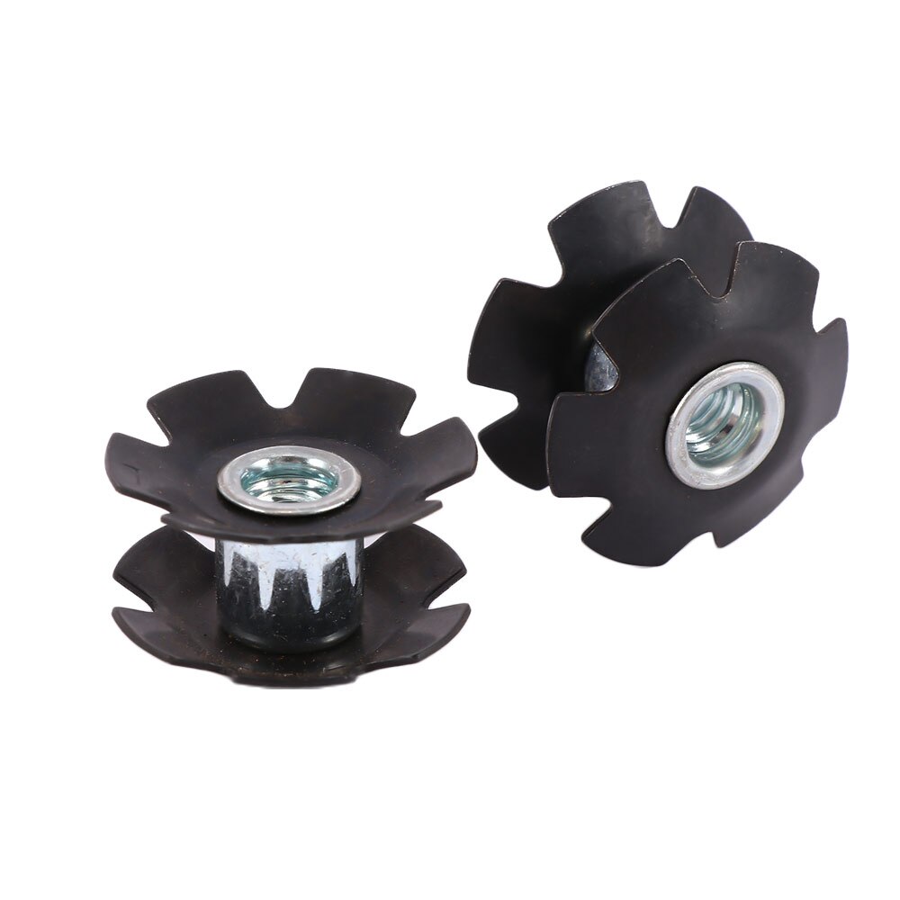 2 stücke Fahrrad Headset Sterne Muttern Fahrrad Gabel Montieren Ader MTB Befestigungs Schrauben Muttern für 1-1/8 "28,6mm Gabelschaft Threadless Gabel