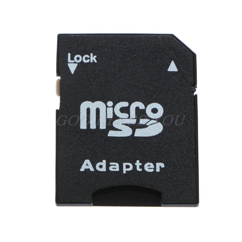 5 pièces/paquet Micro SD TransFlash TF à SD SDHC carte mémoire adaptateur convertisseur noir directe