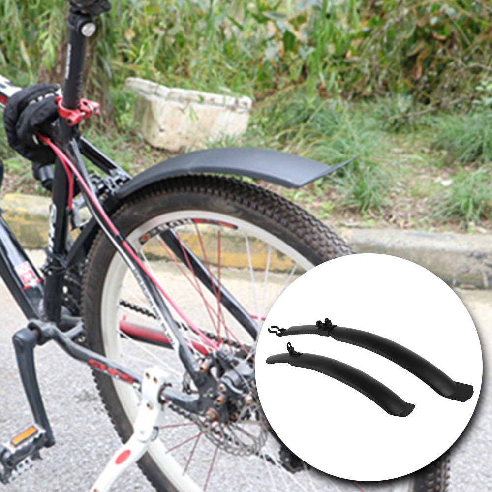 Bicycle Mudguards Colorful Front / Rear Tire Mudguards Carbon Fiber Wheels Fender MTB Mountain Bike Road Cycling Fix Gear
