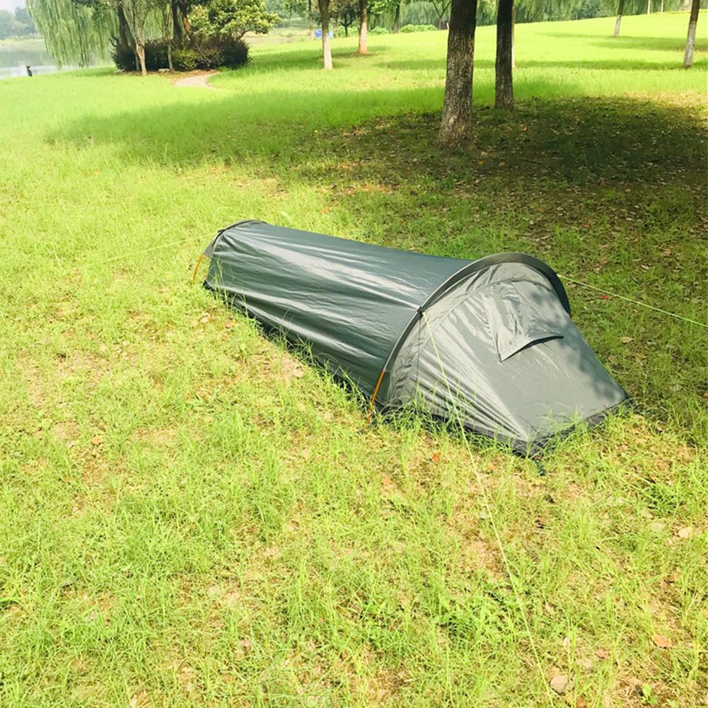 Erittäin kevyt bivvy -laukku teltta kompakti yksittäinen henkilö suurempi tila vedenpitävä makuupussin kansi bivvy -säkki ulkokäyttöön