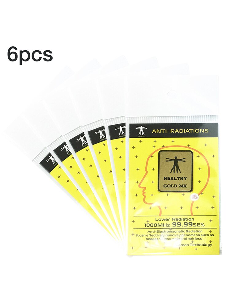 6 Pack Anti EMF Radiation Protection Shield Sticker EMF Protection Cell Phone For Laptop And All Electronic Devices