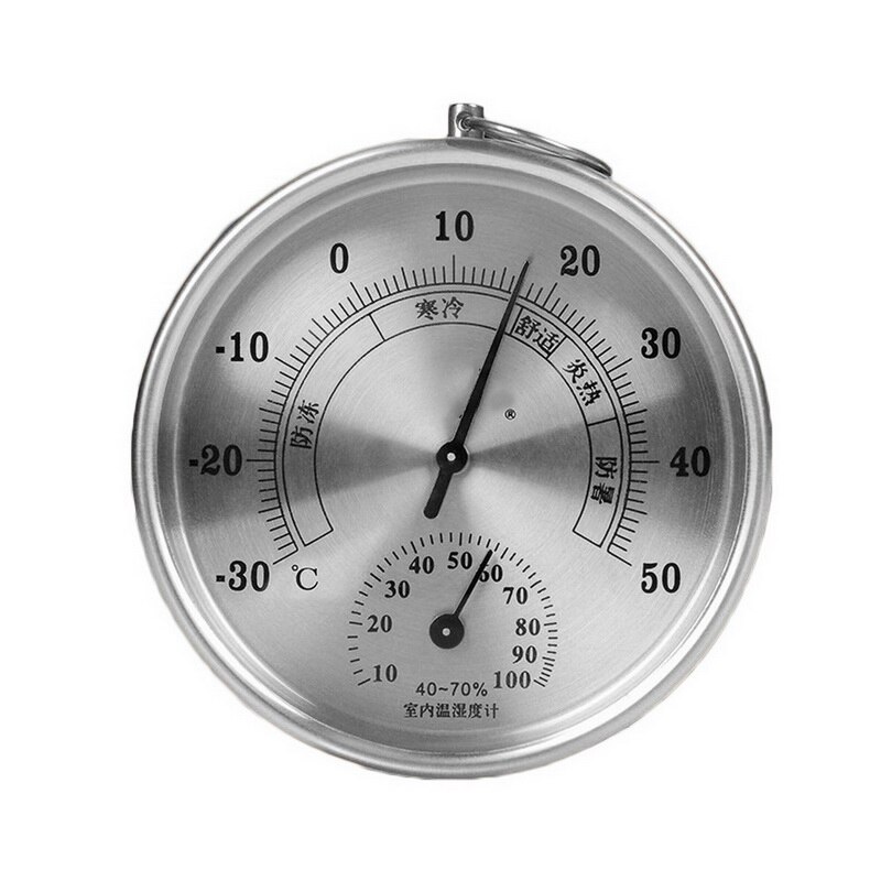 Thermometer hygrometer analoge temperatuur- en vochtigheidsmonitor voor slaapkamer woonkamer kantoor school
