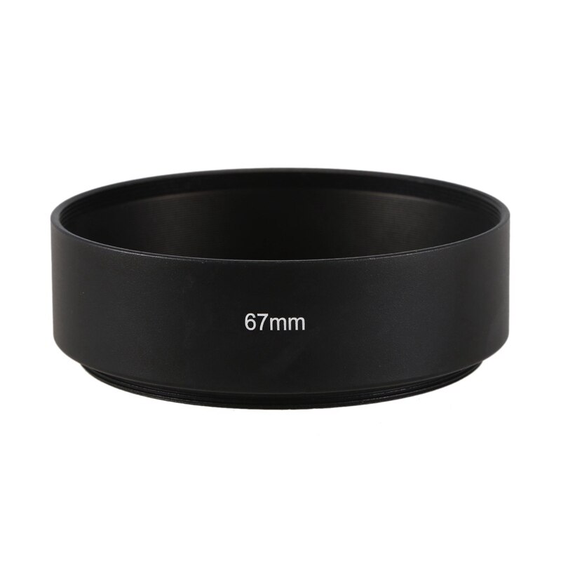 67mm montaje estándar parasol de lentes de Metal para Canon, Nikon, Pentax Sony Olympus