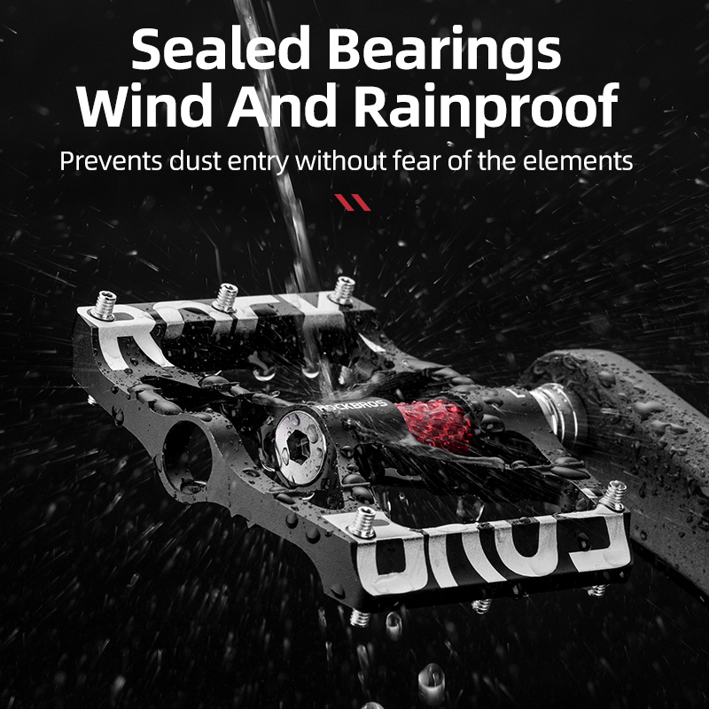 ROCKBROS – pédales de vélo ultralégères et réfléchissantes, accessoires de cyclisme