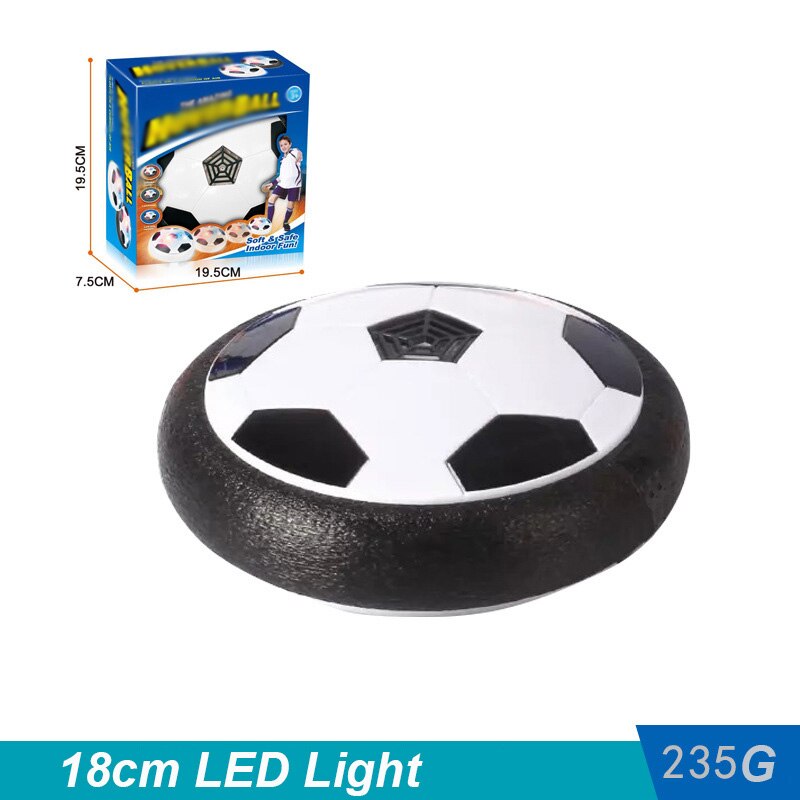 aria potenza librarsi pallone da calcio luce lampeggiante palla aria potenza giocattoli da calcio gioco a casa scivola calcio fatica palle da interno regalo ragazzo: 18cm (scatola)