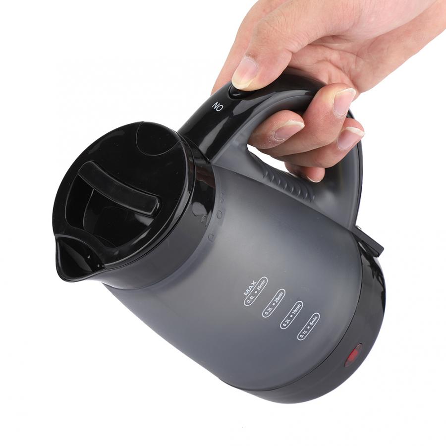 0.4l mini rejse gennemsigtig elkedel hurtig vandopvarmning kogende gryde (eu stik) chaleira eletrica