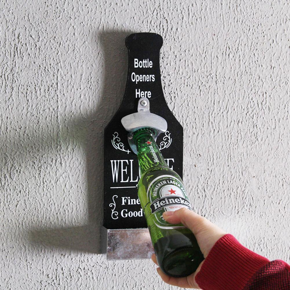 Beer Bottle Opener Storage Box Bar Restaurant Tools Wall Home Bar Decoration Opener Bottle Y0T7