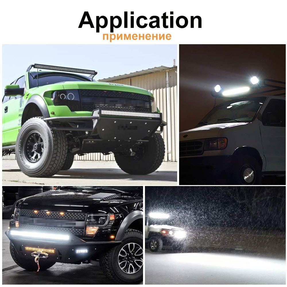 22 inch LED Light Bar LED Bar Work Light for Driving Offroad Boat Car Tractor Truck 4x4 SUV ATV 12V 24V