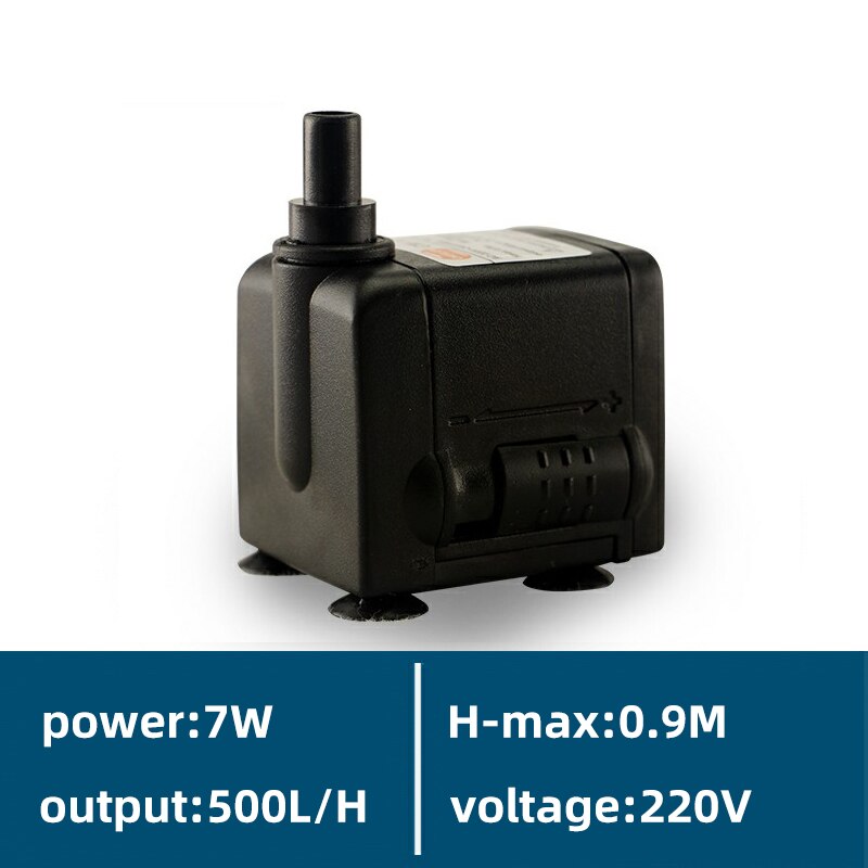 AC 220V 4type US Plug Submersible Water Pump Aquarium Fountain Air Fish Pond Tank 1pcs