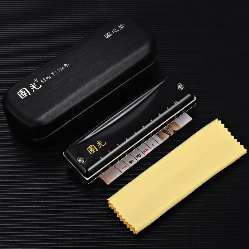 Armonica blues a 10 fori, strumenti musicali per organi armonica professionali, erpi, chiave professionale di C per Performanc