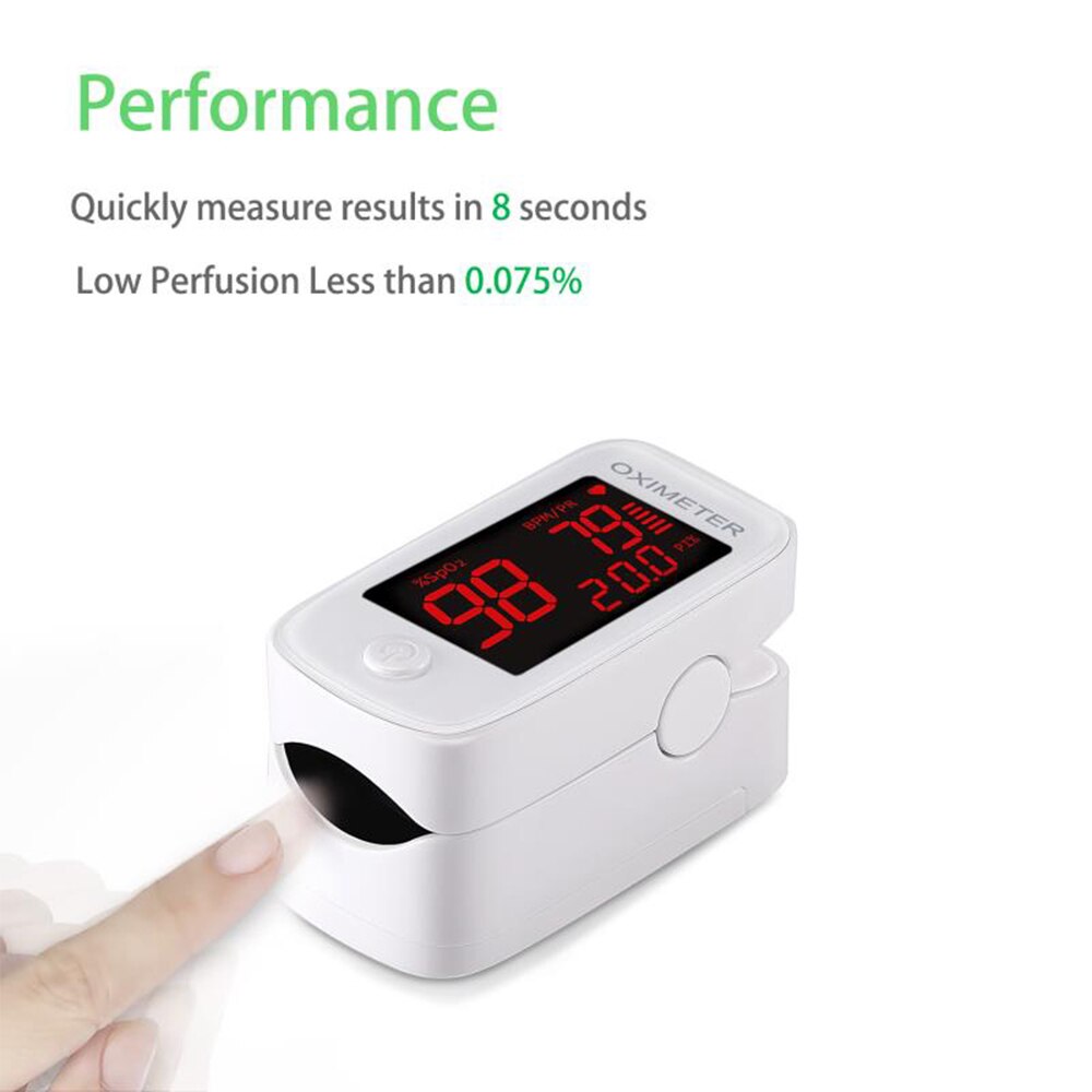 Fingertip Pulse Oximeter Pulse Oximeter Finger Pulse Blood Oxygen SpO2 Monitor Mini Pulse & Heart Rate Measuring Gauge Blood: TYPE 4