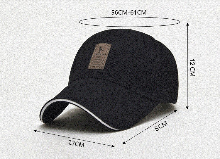 Men's Adjustable Baseball Cap Casual Leisure Hats Boy Snapback Caps dad hat snapback gorras para hombre womens summer