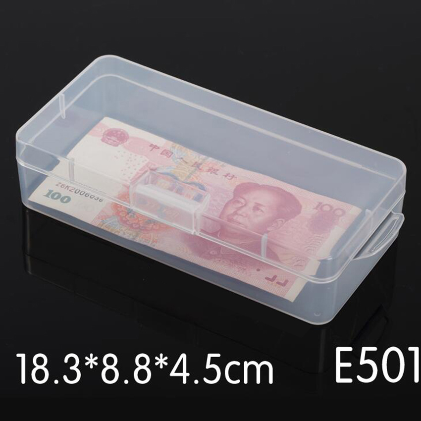 Rectangular Plastic Clear Transparent Storage Electronic Parts Screw Beads Box Collection Container Organizer: black