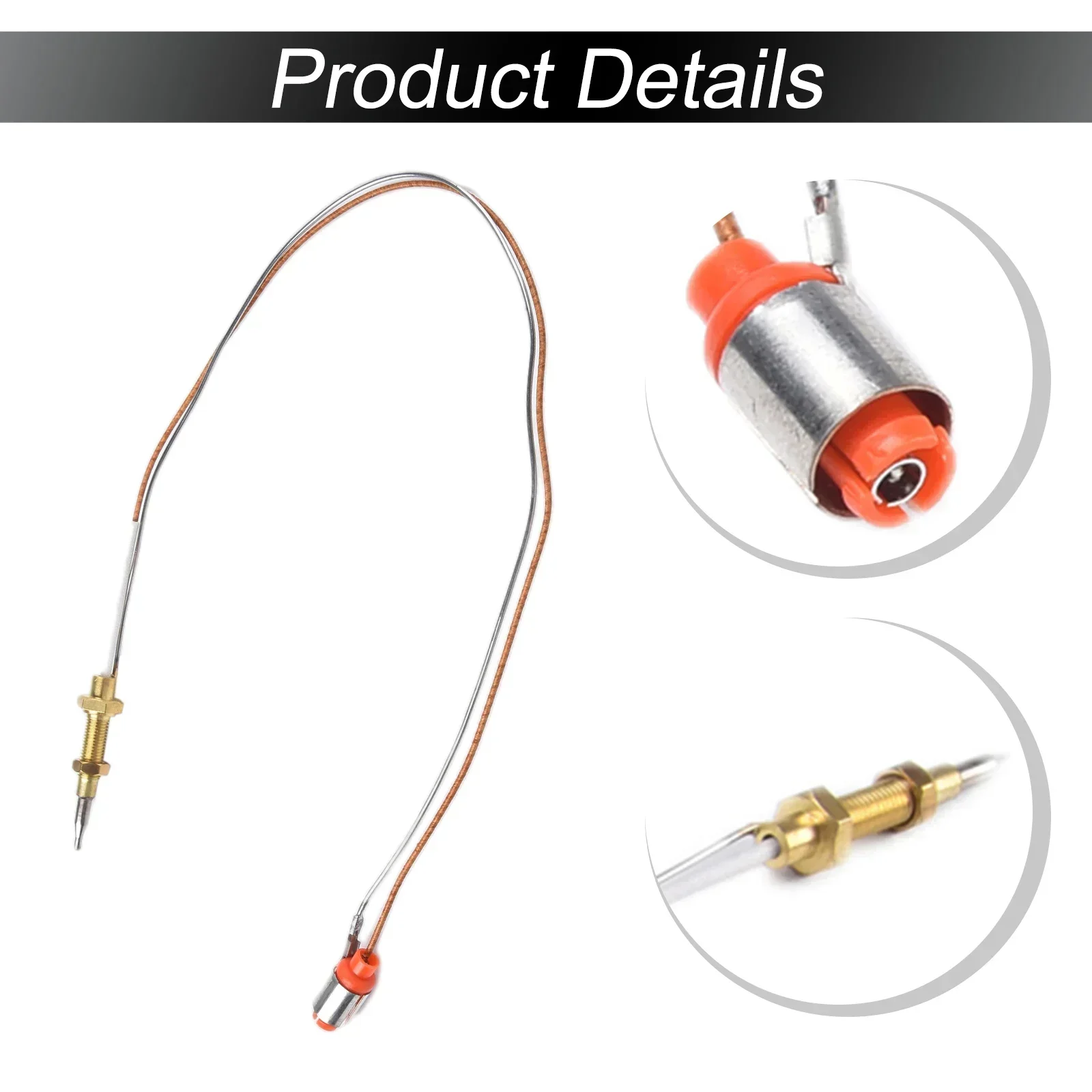 1PCS Copper Head Heading Screw Thermocouple Gas Burner For Sabaf Built In Stove Tools Copper Flame-out Protection Device