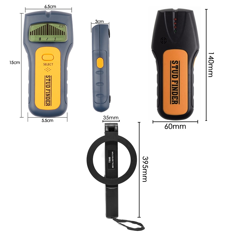 3 1 Metal Detector Handheld Metal Stud Sensor Wall Detector Density Detector Portable