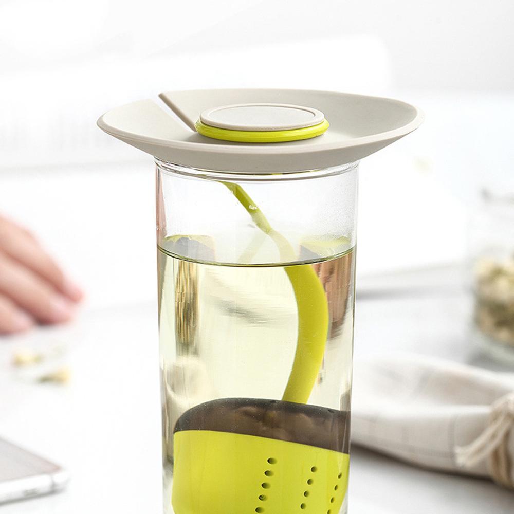 Siliconen Theezeefje Creatieve Luie Thee Maker Herbruikbare Theezeefje Geschikt Voor Theekopje Spice Filter Filtro Infusie Sd