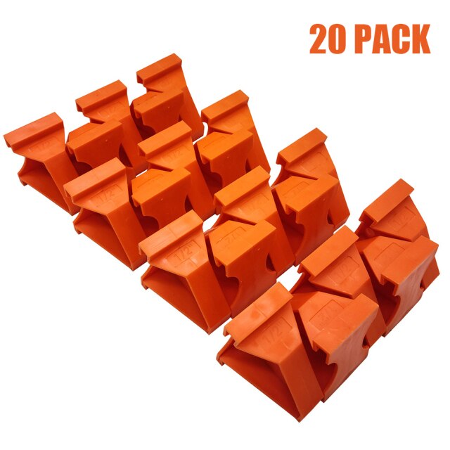 20-Piece Flooring Spacers Kit - 1/2" & 1/4" Gap Tools For Laminate & Wood Floor Installation