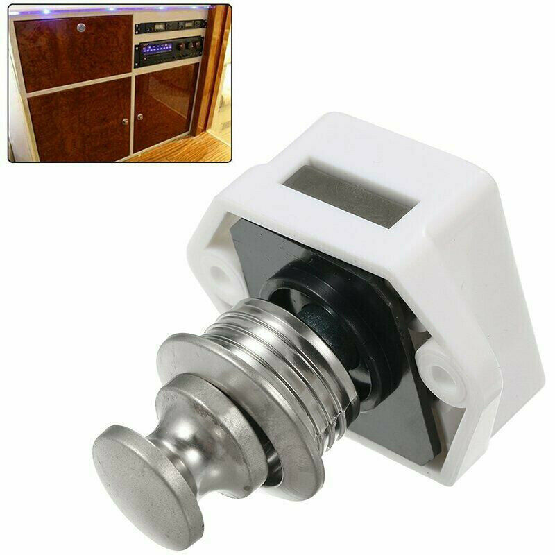 5X Push-Lock Furniture Locks Push-Button Locks for Boat Caravan Motorhome