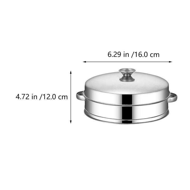 1 set of Food SteamerStainless steel steamer with lid Kitchen Steaming Rack Multi-Function Steamer Kitchen Tool
