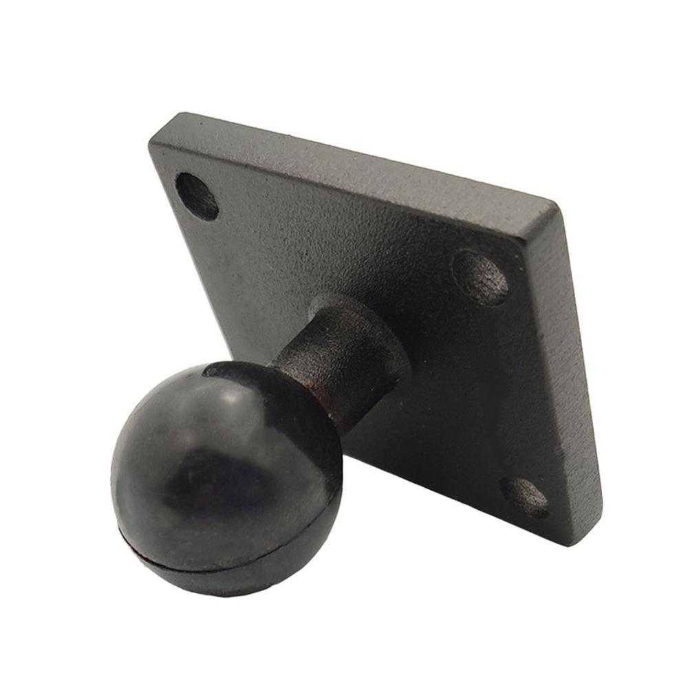 Aluminum Alloy Square Mounting Base with 1 Inch Ball Head Mount for Zumo 400/450/500/550/660 Rider GPS for Motorcycle Bicycle