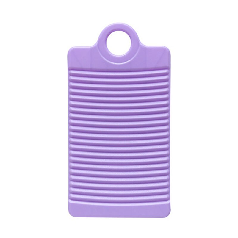 Plastic Washboard Antislip Thicken Washing Board Clothes Cleaning For Laundry MU8669: Purple