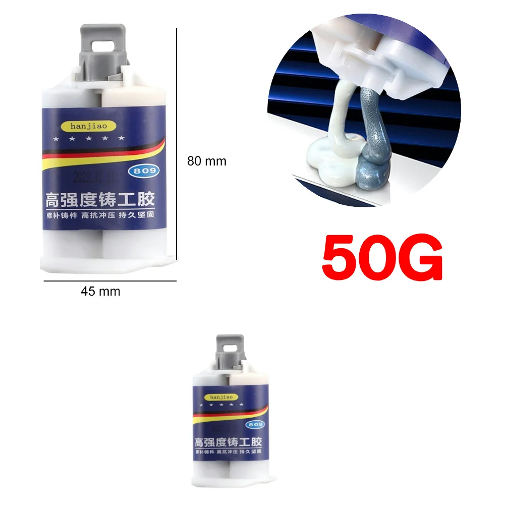 Extra Strong Foundry Glue HighTemperature Casting Repair Glue Heavy Duty Liquid Metal Welding Filler for Welding Copper Aluminum: WHITE