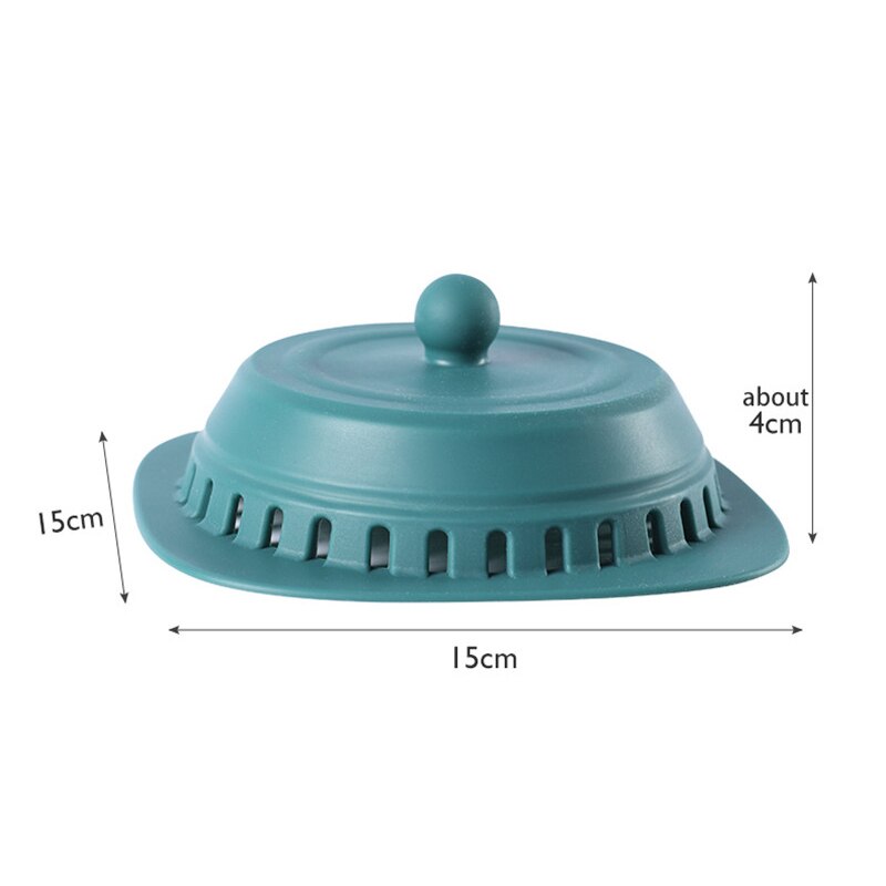 Juego de filtro de Gel de sílice para fregadero de baño, cubierta de drenaje de suelo de ducha Universal, evita la obstrucción del cabello, desodorante, accesorios de cocina