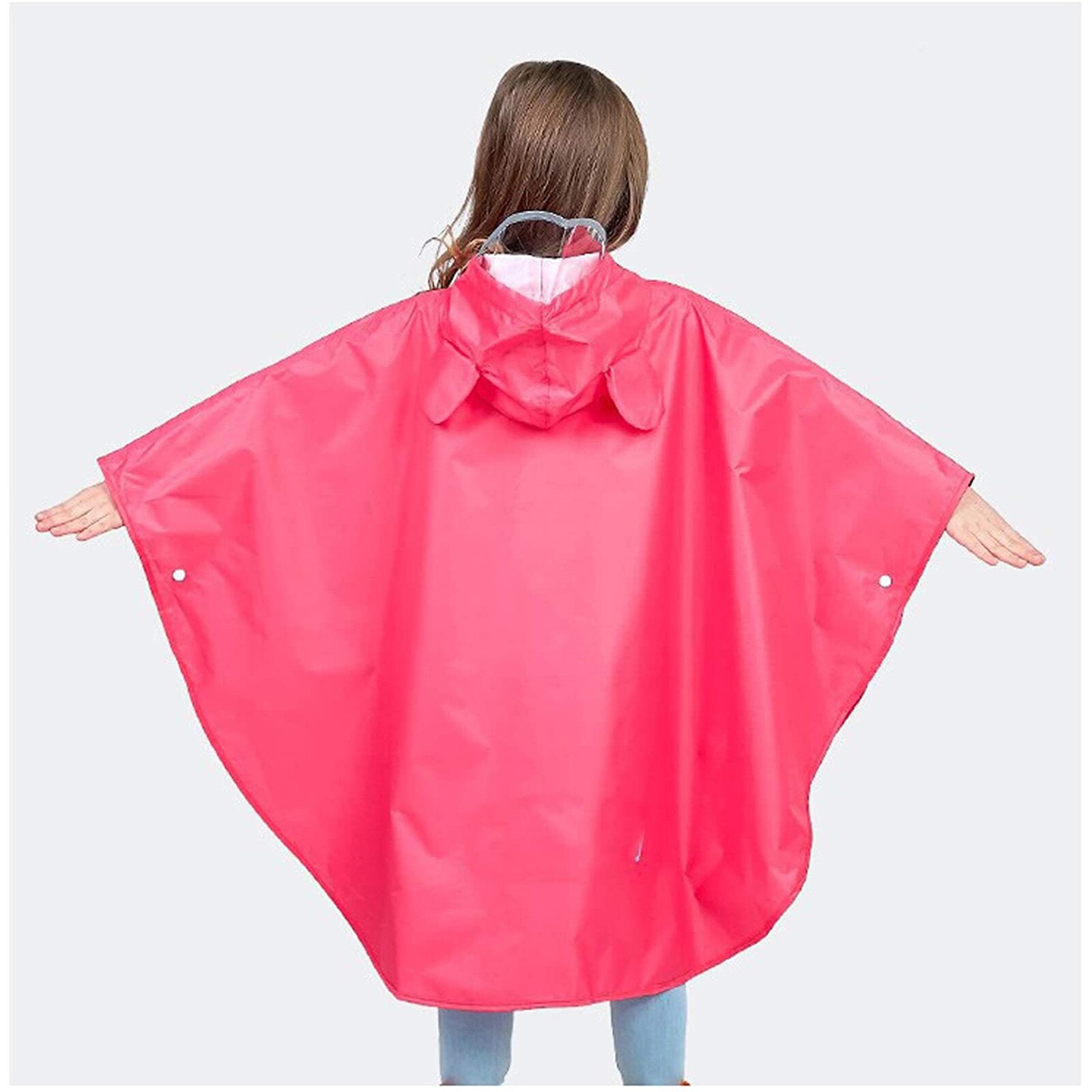 Chubasquero impermeable para niños y niñas, chaqueta impermeable con de dibujos animados en 3D para exteriores