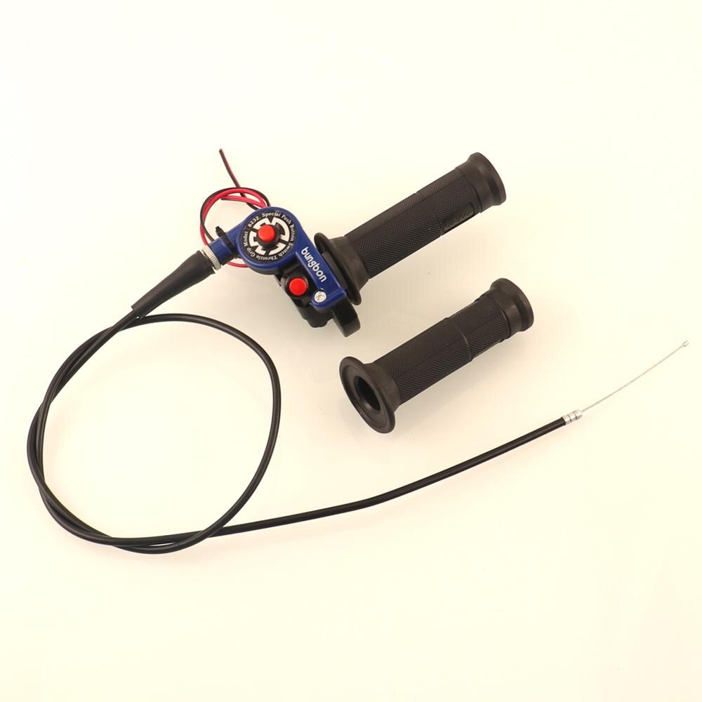 Motocross Quick Throttle Hand Grips Acelerador with On-Off Ignition Switch Twister for Pit Dirt Bike ATV Quad Accessories