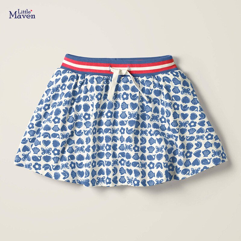 Zomer Baby Meisje Kleding Katoen Mini Dier Bloemenprint Lolita School Leuke Rokken Voor Kids 2-7 Jaar