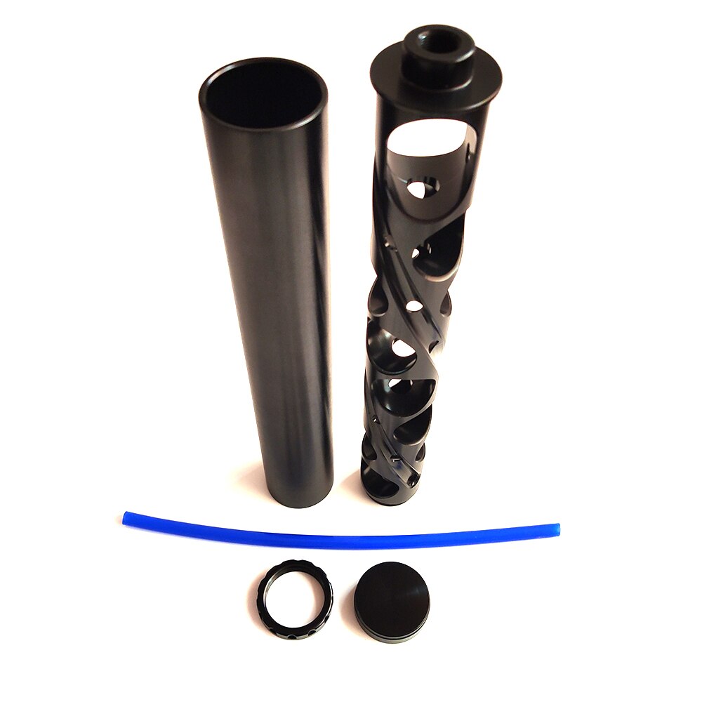 Aluminium Auto Olie Brandstof Filter Solvent Val 10 12 Inch Titanium 1/2-28 5/8-24 Single Core Voor 22lr Ak Sks Auto Napa 4003 Wix 24003