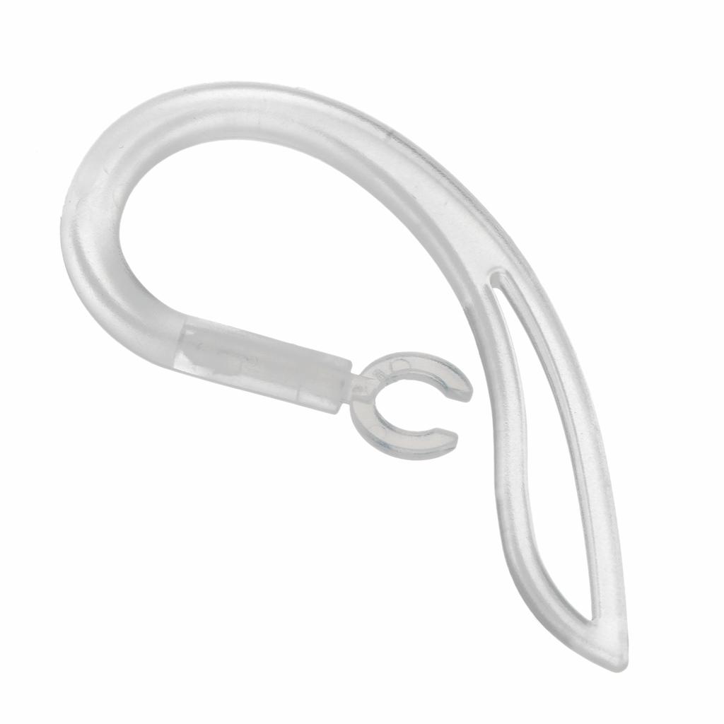 4 stuks Clear Vervanging bluetooth oortelefoon Headset Oorhaakjes voor Plantronis Marque M155 M165 M1100 M100 M55 M28 M25 (6 mm)