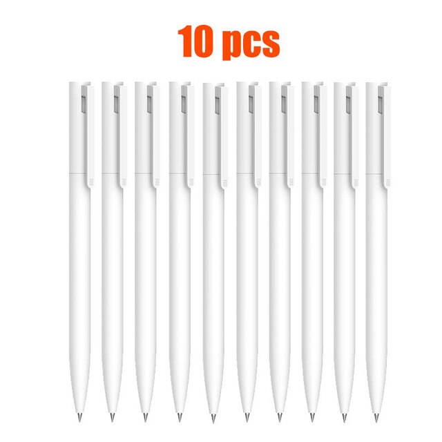 Original Xiaomi Mijia Gel Pen MI Pen 9.5mm Signing Pen PREMEC Smooth Switzerland Refill MiKuni Japan Ink (Black/Blue) Best: Other