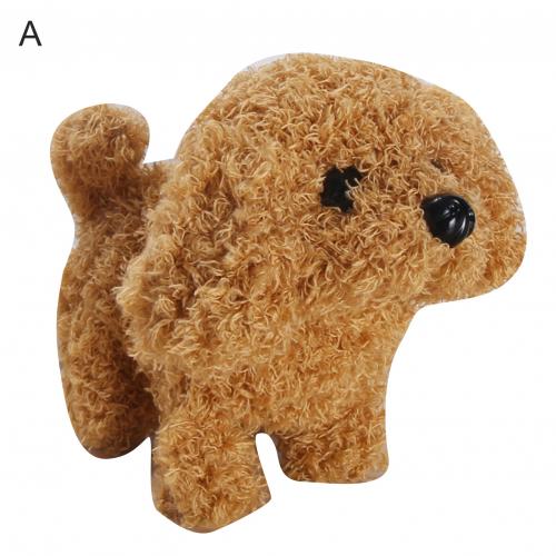 Electric Plush Simulation Teddy Corgi Dog Rabbit Tail Wagging Ass Shaking Scream Toy Ornaments: A