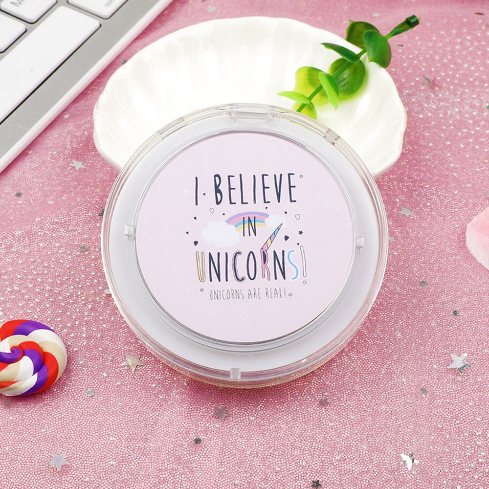 Cosmetic Mini Portable Pocket LED Makeup Mirror with Light Rechargeable Make-up Folding Beauty Mirror Make Up Mirror USB Charing: 1