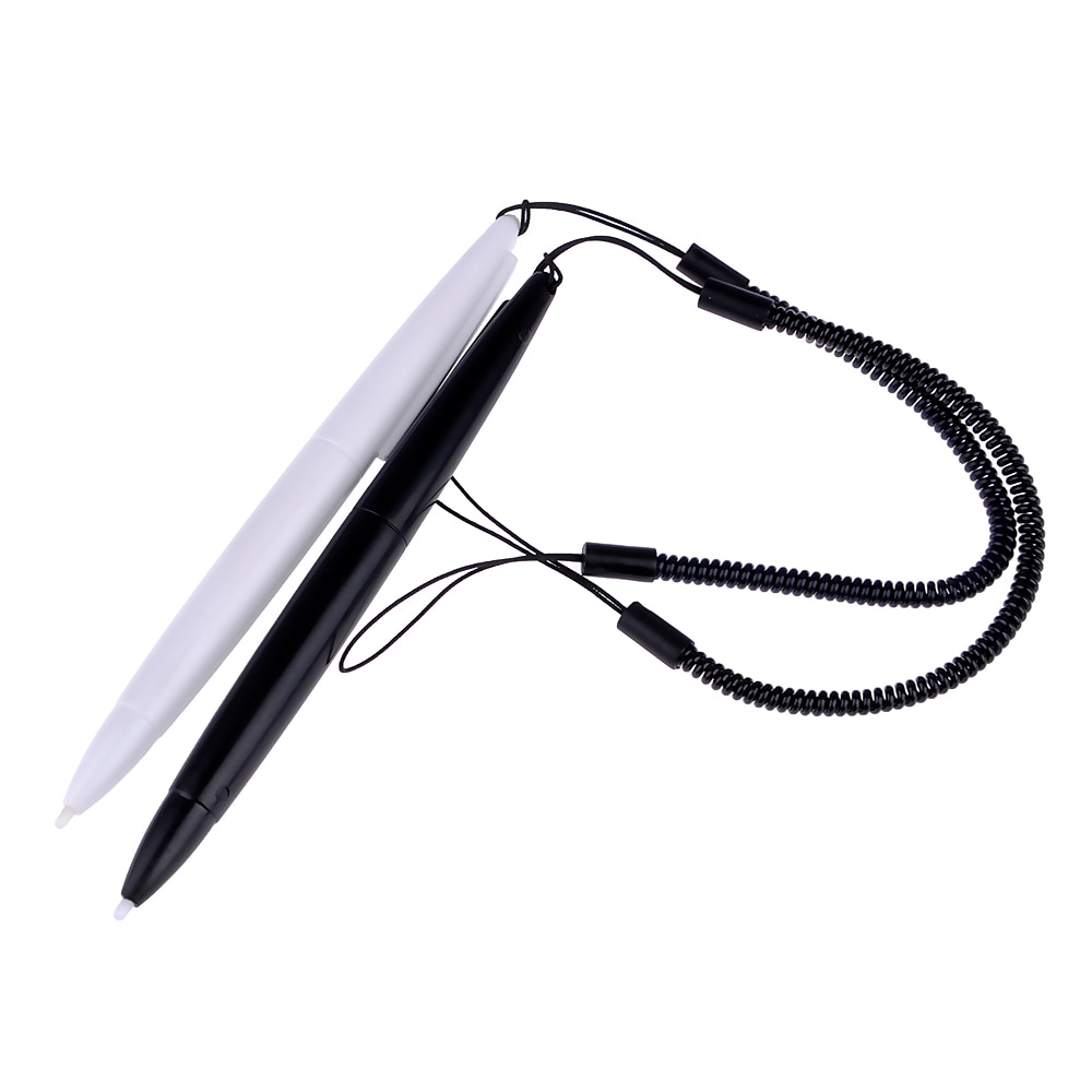 Touch Screen Stylus Pen Practical Resistive Convenient For POS PDA MP4 MP5 Plastic With Spring Rope Length 127mm