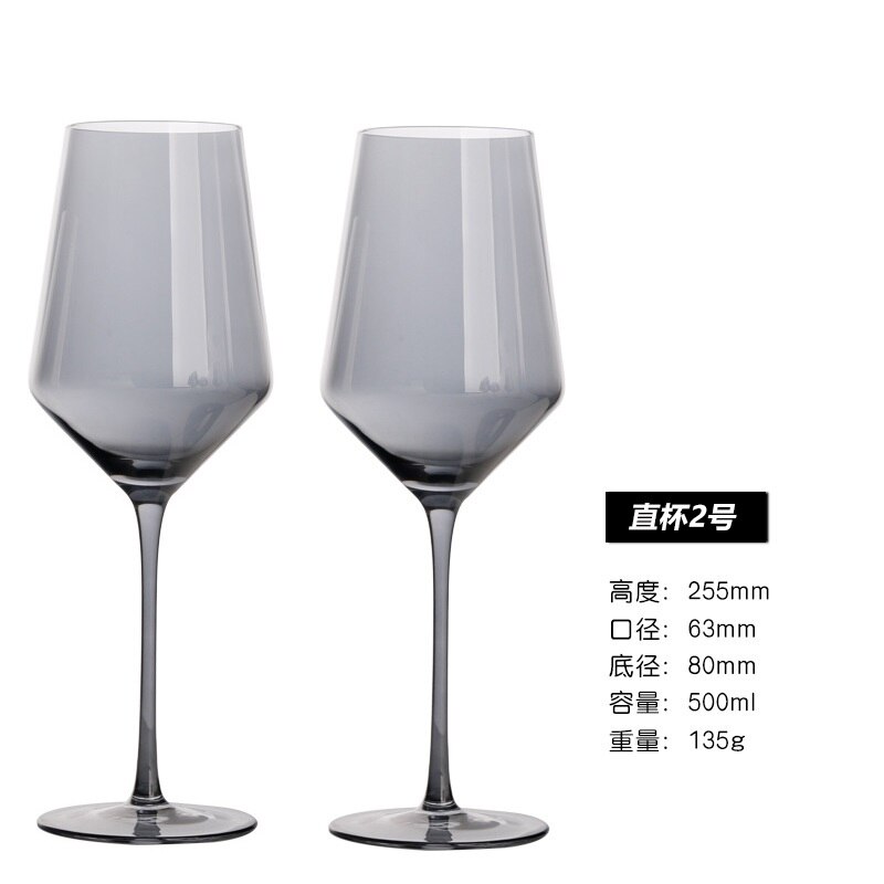 Champagneglas sølv røg grå plating drikke vinglas riste fløjter bryllup dekoration: A2 500ml
