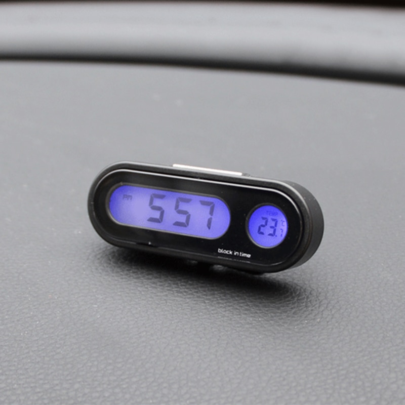 Small Portable Digital Travel Alarm Clock Automotive Electronic Stopwatch USA