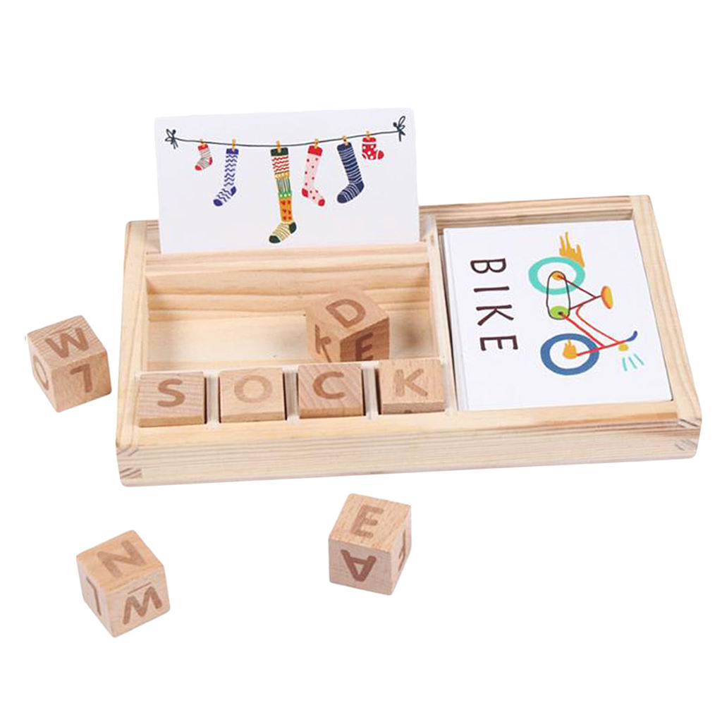 See And Spell Learning Toy Puzzle Educational Games, Matching Preschool Educational Toys