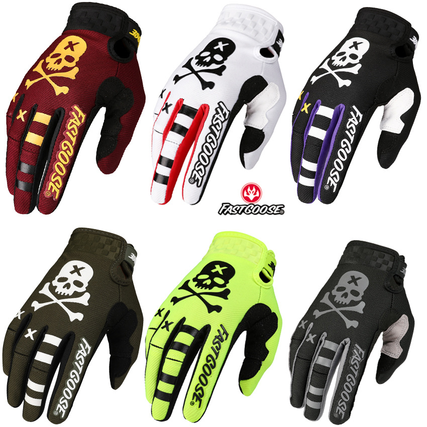 FASTGOOSE Motocross MX guantes motocicleta dedo completo bicicleta BMX MTB ATV todoterreno ciclismo de montaña Luvas S-XXL