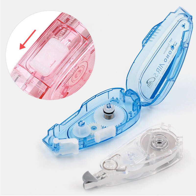 Tomow Kawaii cinta de corrección 10m CT-CAX5C 3 uds Mono transparente Uso del estudiante de corrección de silencio núcleo de reemplazo