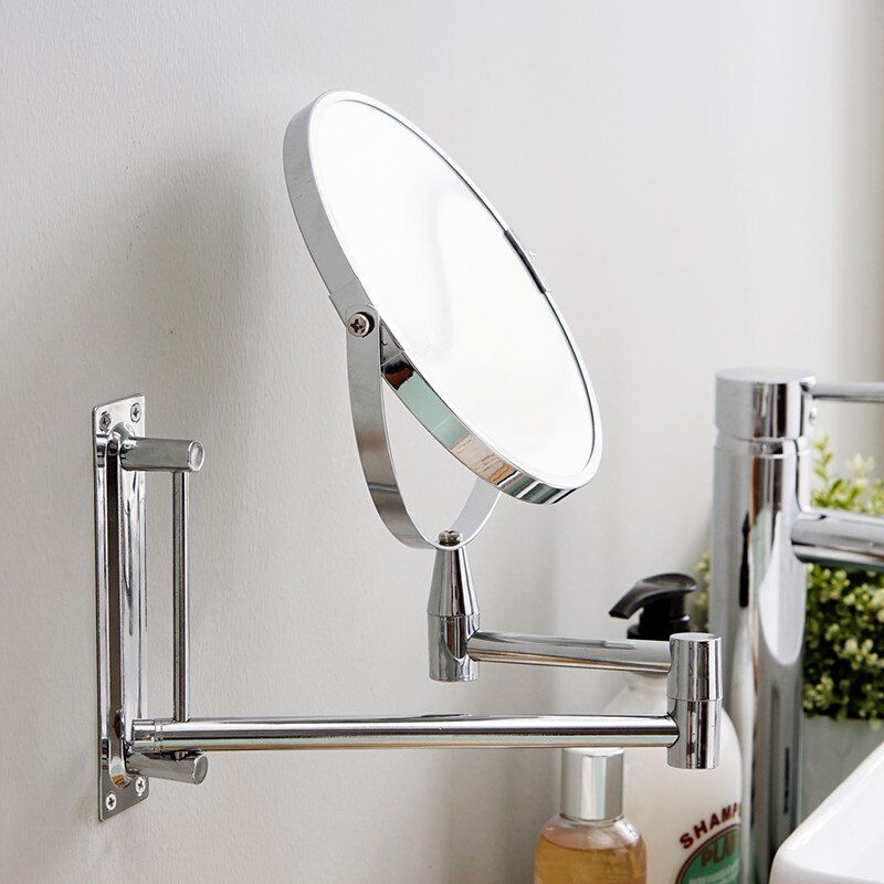 Spegel utdragbar 1 x 5x förstorande smart spegel makeup väggspeglar för vardagsrum badrum spegel skåp  wj606