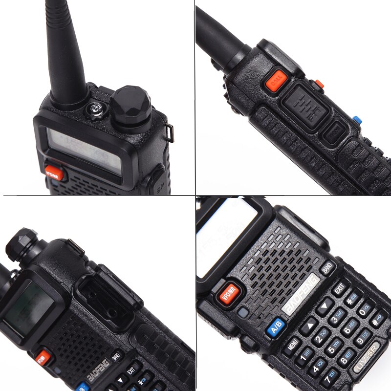 2 STUKS Baofeng BF-UV5R Amateur Radio Draagbare Walkie Talkie Pofung UV-5R 5W VHF/UHF Radio Dual Band Twee way Radio UV 5r CB Radio