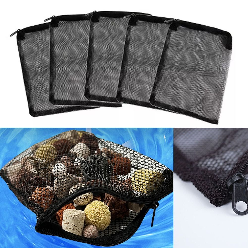 Bolsa de aislamiento para pecera, bolsa de red de filtro para acuario, suministros de filtro para estanque, herramienta de medios