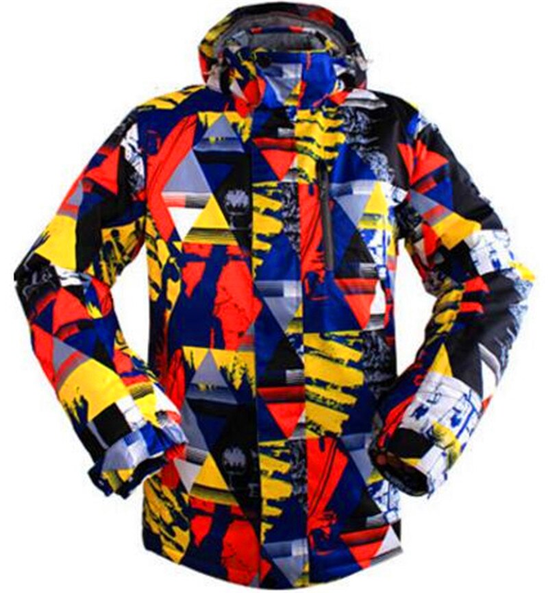 Outdoor Sports Wear Thermal Ski Jackets Thermal Full Sleeve Hooded Clothing Waterproof Windproof Snowboarding Jackets: 02 / XXXL